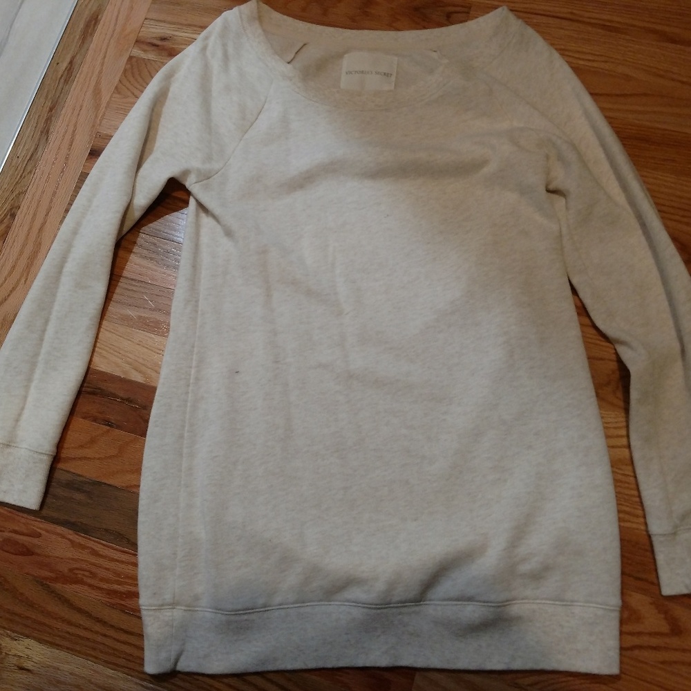 Victoria Secrets boat neck sweatshirt